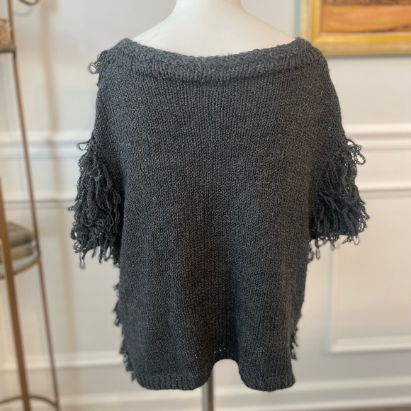 New Directions Charcoal Knit Cardigan - Picture 3 of 4